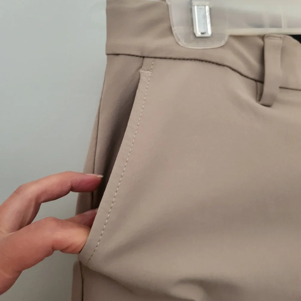 Vineyard Vines Men Performance Pants 30 X 32 Flat Straight‎ Leg Stretch Beige